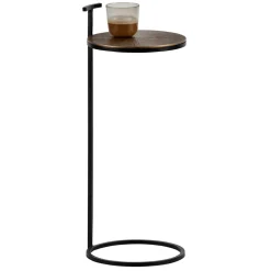 3 Anstelltische in Rund Loft Style - Etobina (dreiteilig)