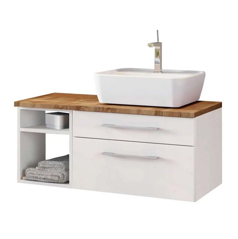 90 cm Bad Einrichtung Waschplatz - Enwicos (dreiteilig)