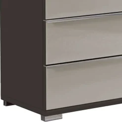 75 cm breite Hochkommode mit Glasfront - Korcula