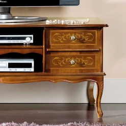 123 cm breite TV Kommode Agosto im Barockstil