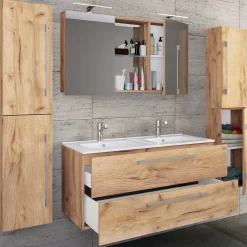 178 cm breiter Badblock Einzelmöbel - Ursela (vierteilig)