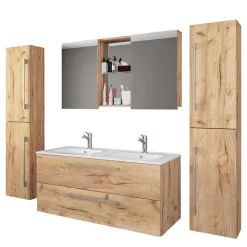 178 cm breiter Badblock Einzelmöbel - Ursela (vierteilig)