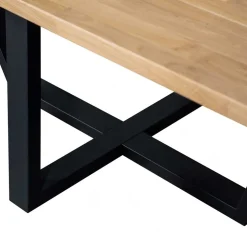 240 cm breiter Esszimmertisch aus Eichenholz - Serinina