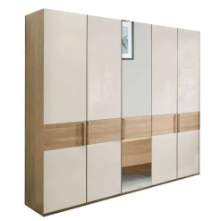 250 cm breiter Schlafzimmerschrank mit 5 Türen - Emdsiva III