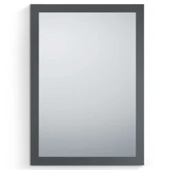 48 cm breiter Spiegel in Anthrazit - Vertelli