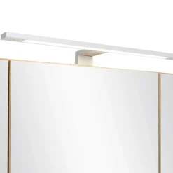 120 cm breiter Spiegelschrank mit 3 Türen & Fach - Tofias