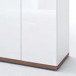 120 cm breites Highboard in Weiß Glanz - Icadro II