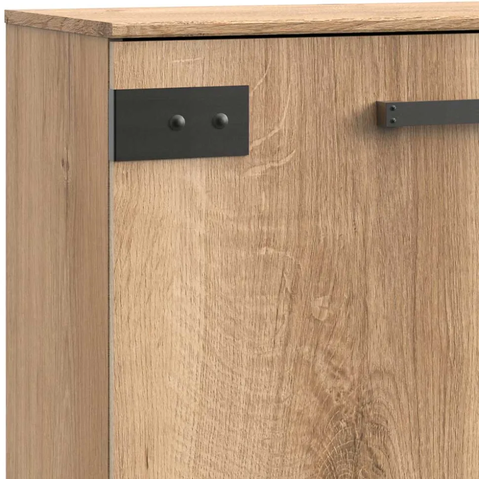 130 cm breites Sideboard in Plankeneiche NB - Enegal