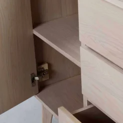 152 cm breites Sideboard in White Wash - Navassa