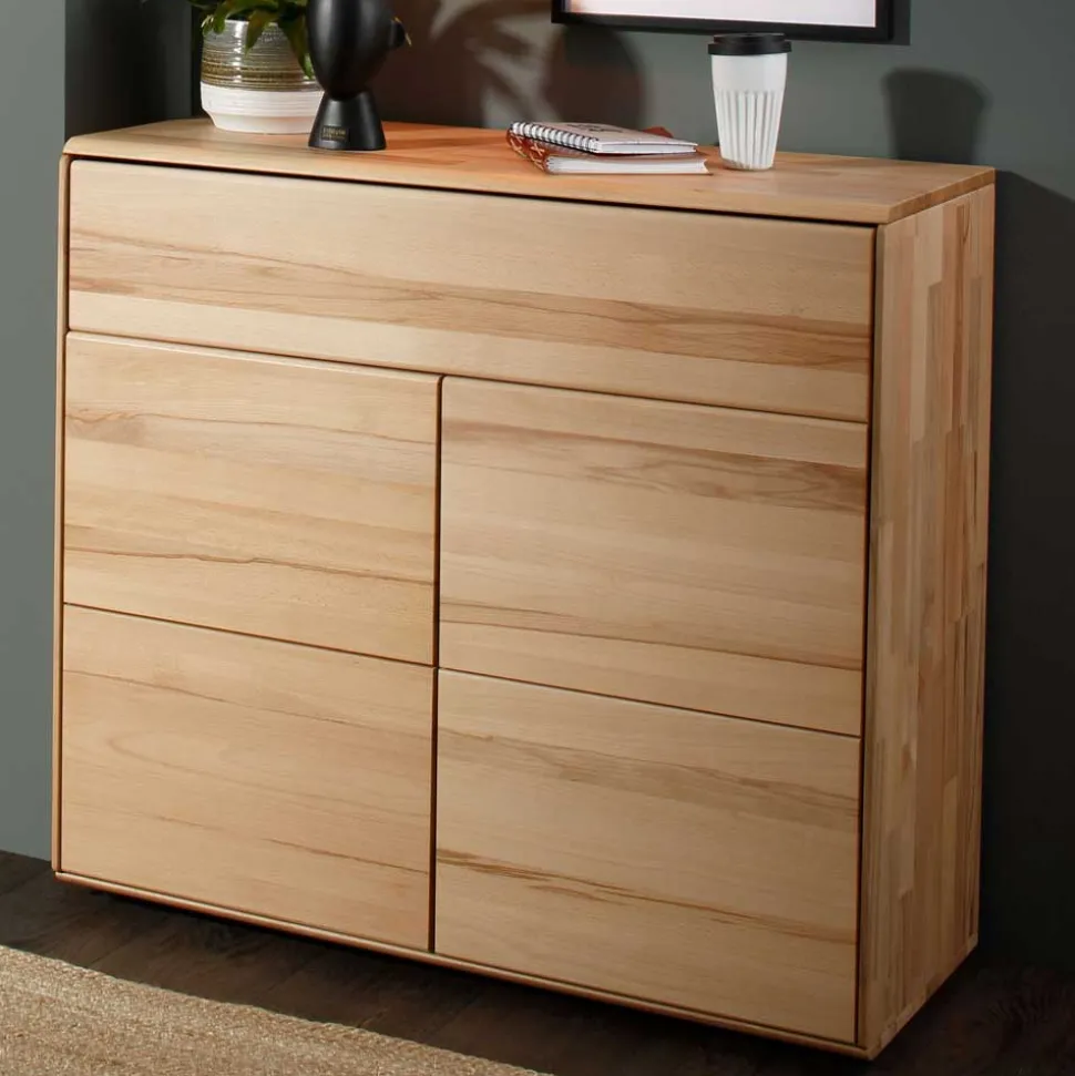 100 cm breites Vertiko aus Kernbuche massiv - Namgon