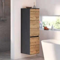 135 cm hoher Bad Schrank mit zwei Türen - Endely