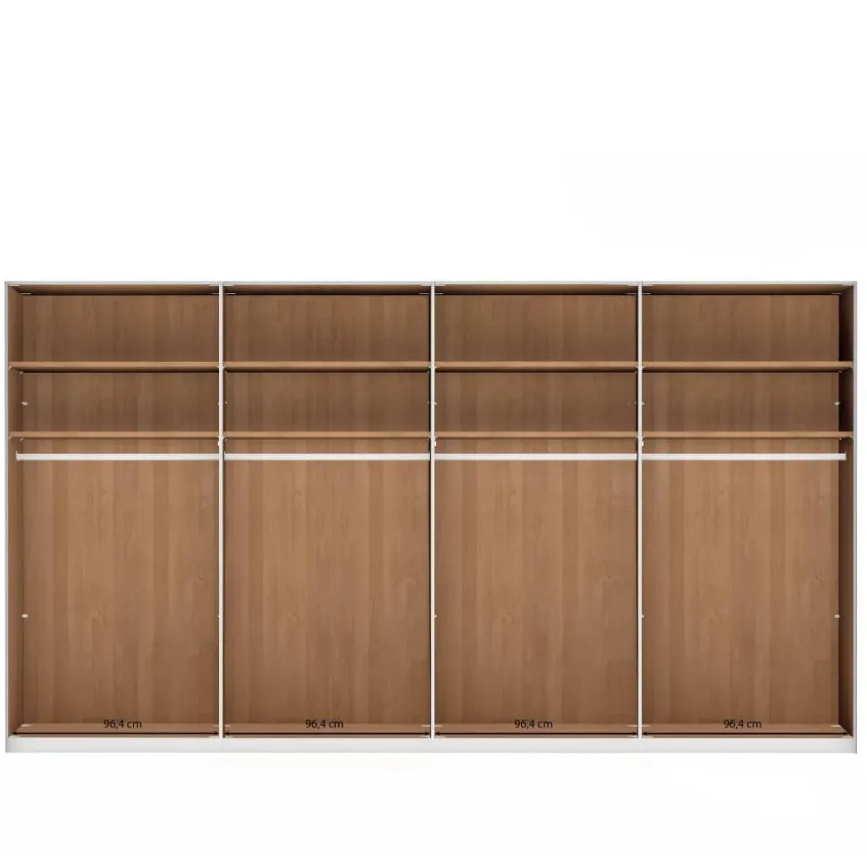 216 cm hoher XXL-Kleiderschrank in Erle - Murray