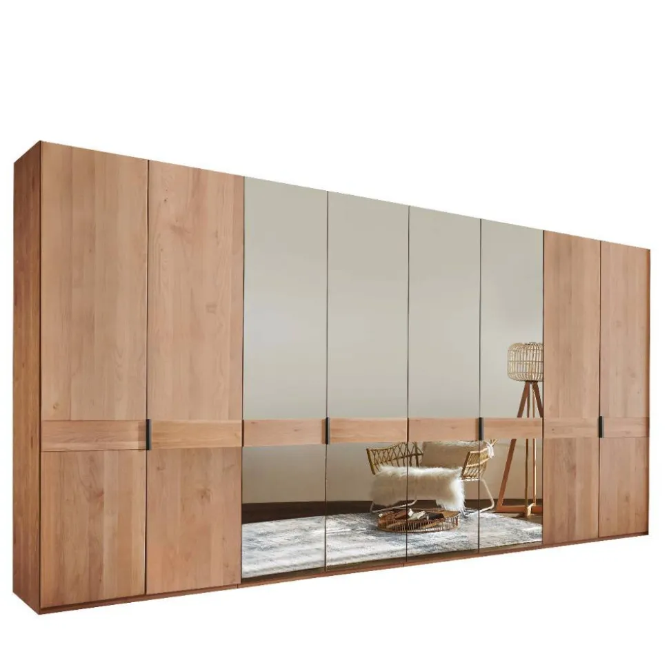 216 cm hoher XXL-Kleiderschrank in Erle - Murray