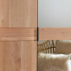 216 cm hoher XXL-Kleiderschrank in Erle - Murray