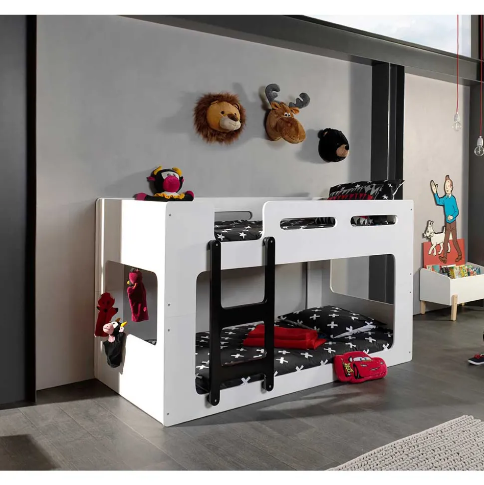 121 cm hohes Kinderbett mit Spielbereich - Kiko