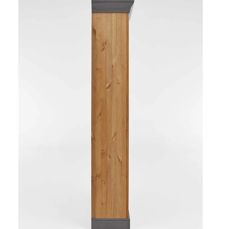 202 cm hohes Landhaus Bücherregal zweifarbig - Eshelas