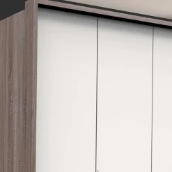 200 cm Kombi Kleiderschrank mit 58 cm Tiefe - Tivierto