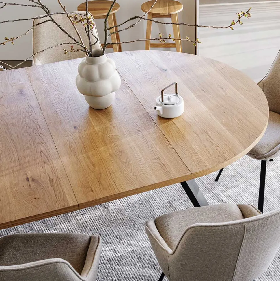 135 cm runder Esstisch in modernem Design - Mocima