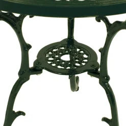 70 cm runder Gartentisch in Grün aus Metall - Jenson