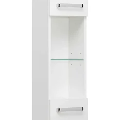 20 cm tiefer Bad-Hochschrank in Weiß - Ardin