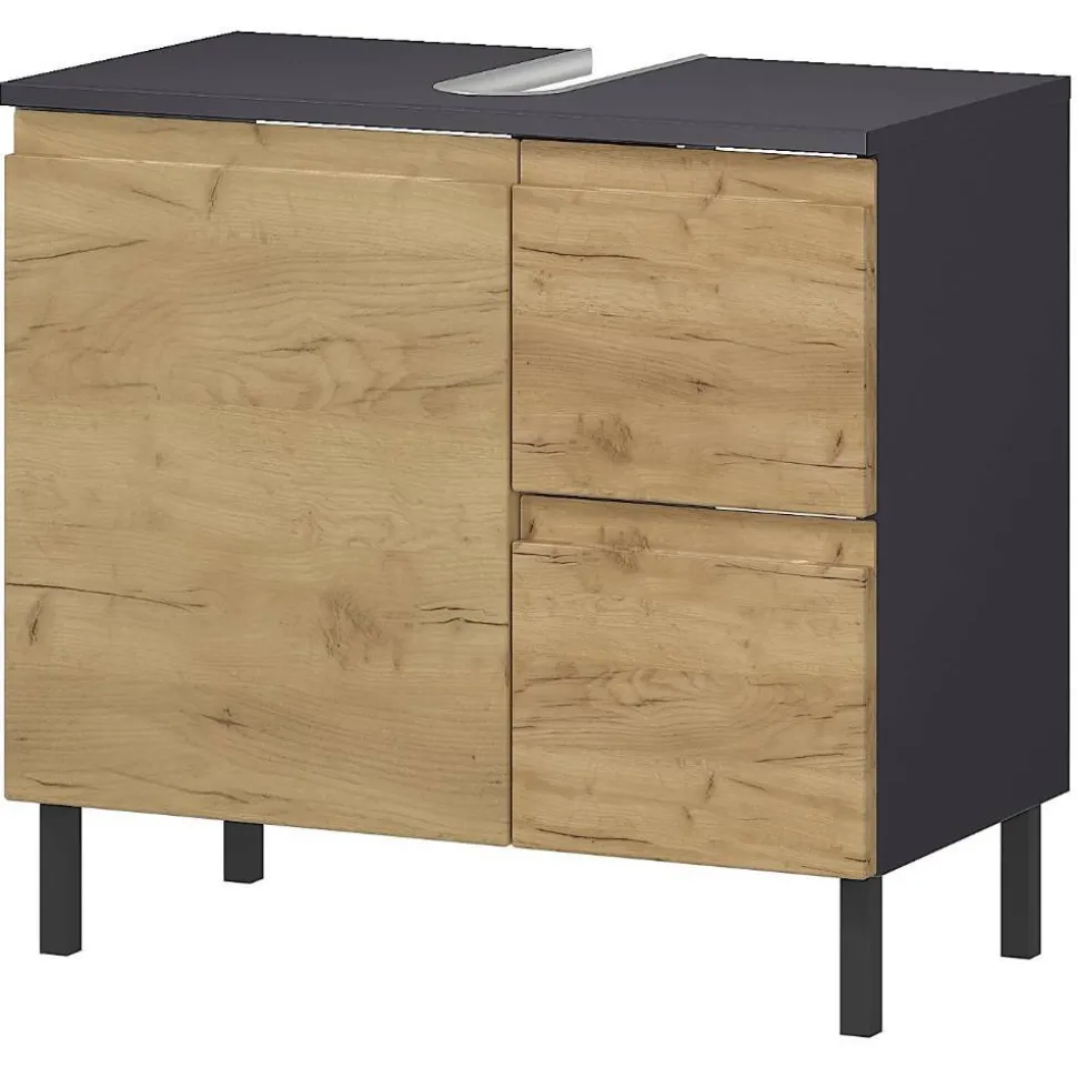 60 cm Waschbeckenschrank in Wildeiche NB - Vignus