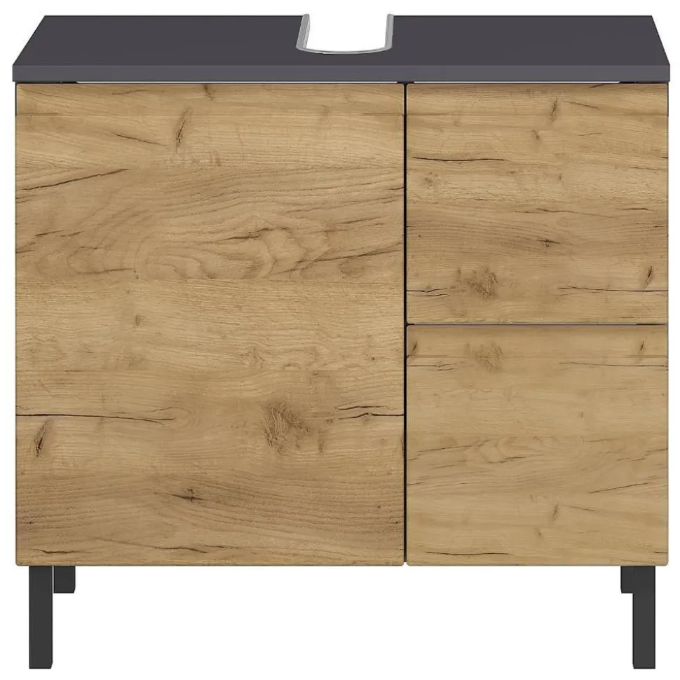 60 cm Waschbeckenschrank in Wildeiche NB - Vignus