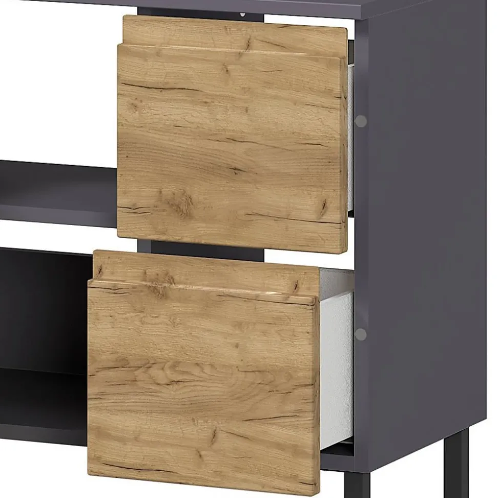 60 cm Waschbeckenschrank in Wildeiche NB - Vignus