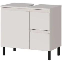 60 cm Waschbeckenschrank in Hellgrau - Dadra