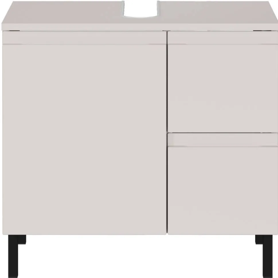 60 cm Waschbeckenschrank in Hellgrau - Dadra