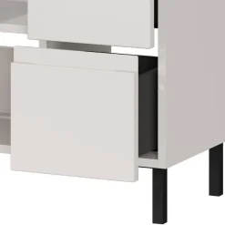 60 cm Waschbeckenschrank in Hellgrau - Dadra