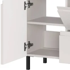 80 cm Waschbeckenschrank in Hellgrau - Dadra