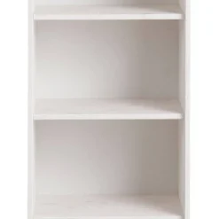 5 Fächer Regal in Weiß und Kiefer Honig - Zentra