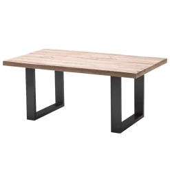 5 Größen Esstisch mit Massivholzplatte - Astalgo