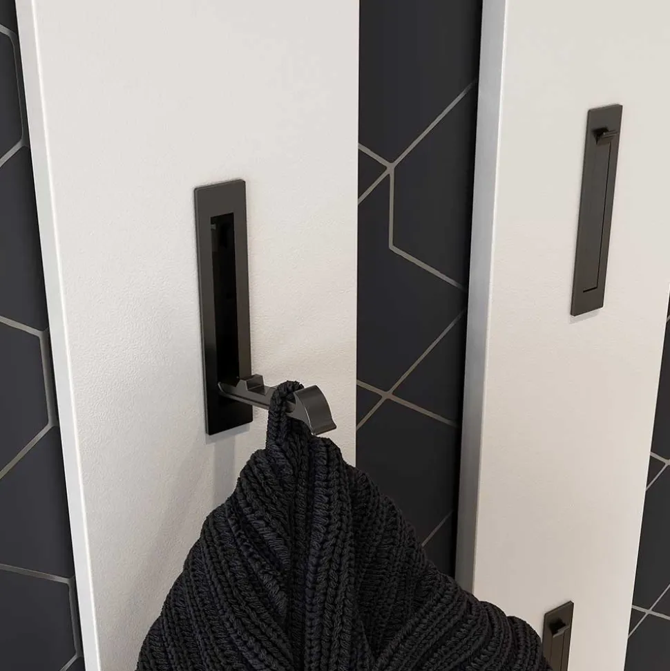 3 Haken Garderobenpaneel in Hellgrau - That