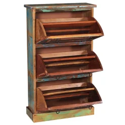 3 Klappen Schuhkommode im Shabby Chic - Jamaica