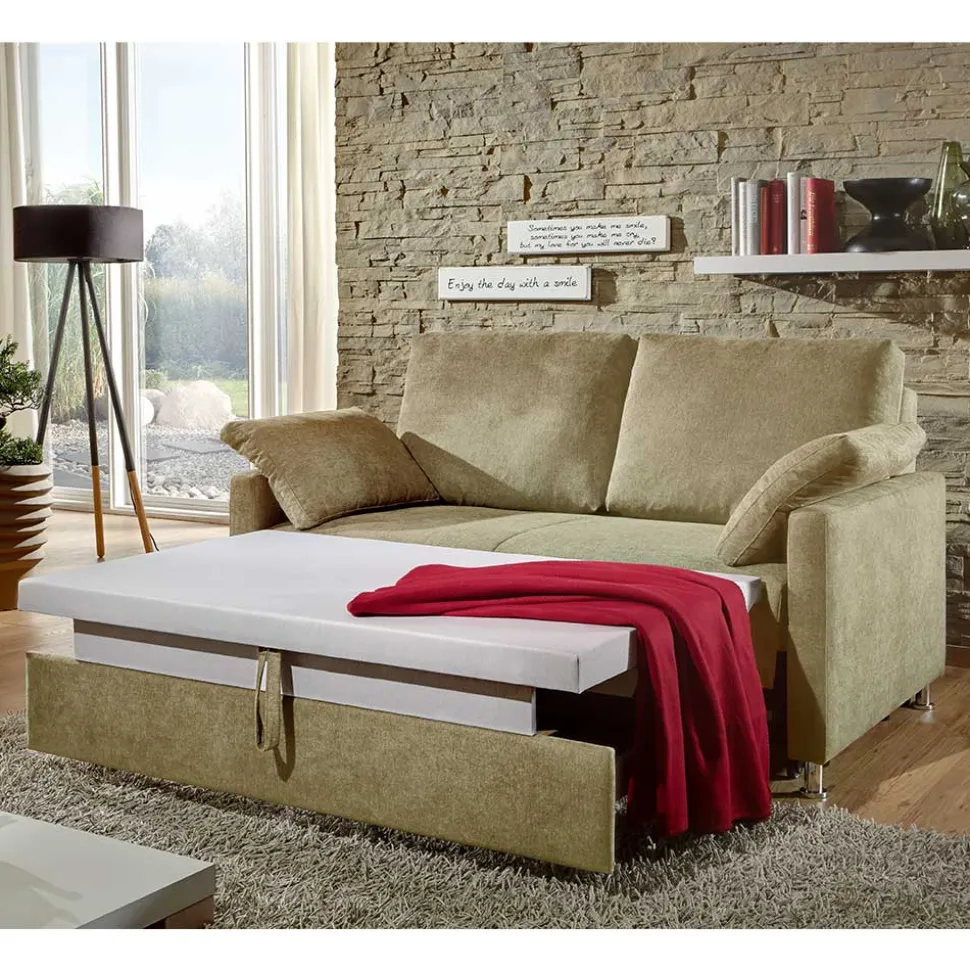 2 Personen Funktionssofa in Beige - Victoria