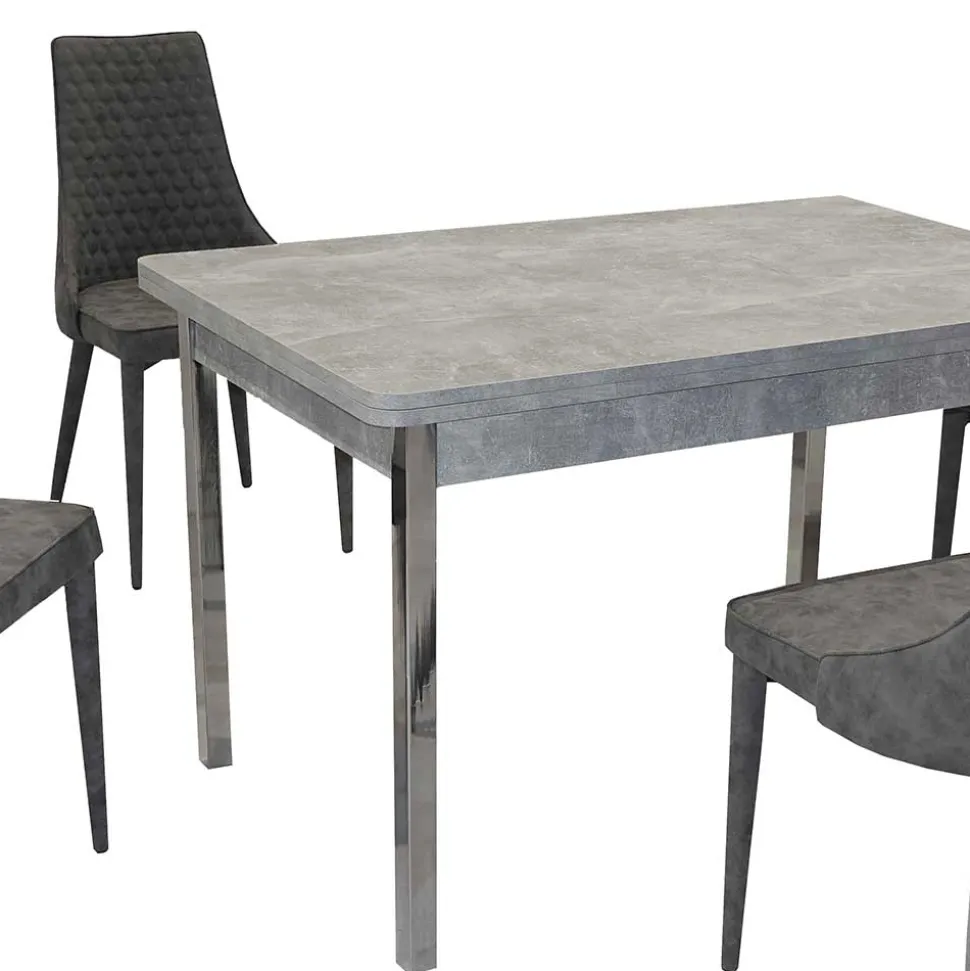 4 Personen Tischgruppe günstig - Times (fünfteilig)