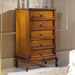 5 Schubladen Hochkommode im Italienischen Stil - Carlenna