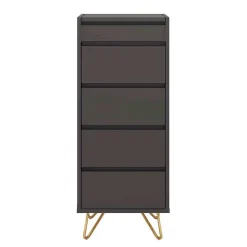 4 Schubladen Hochkommode mit Spiegel klappbar - Bathford