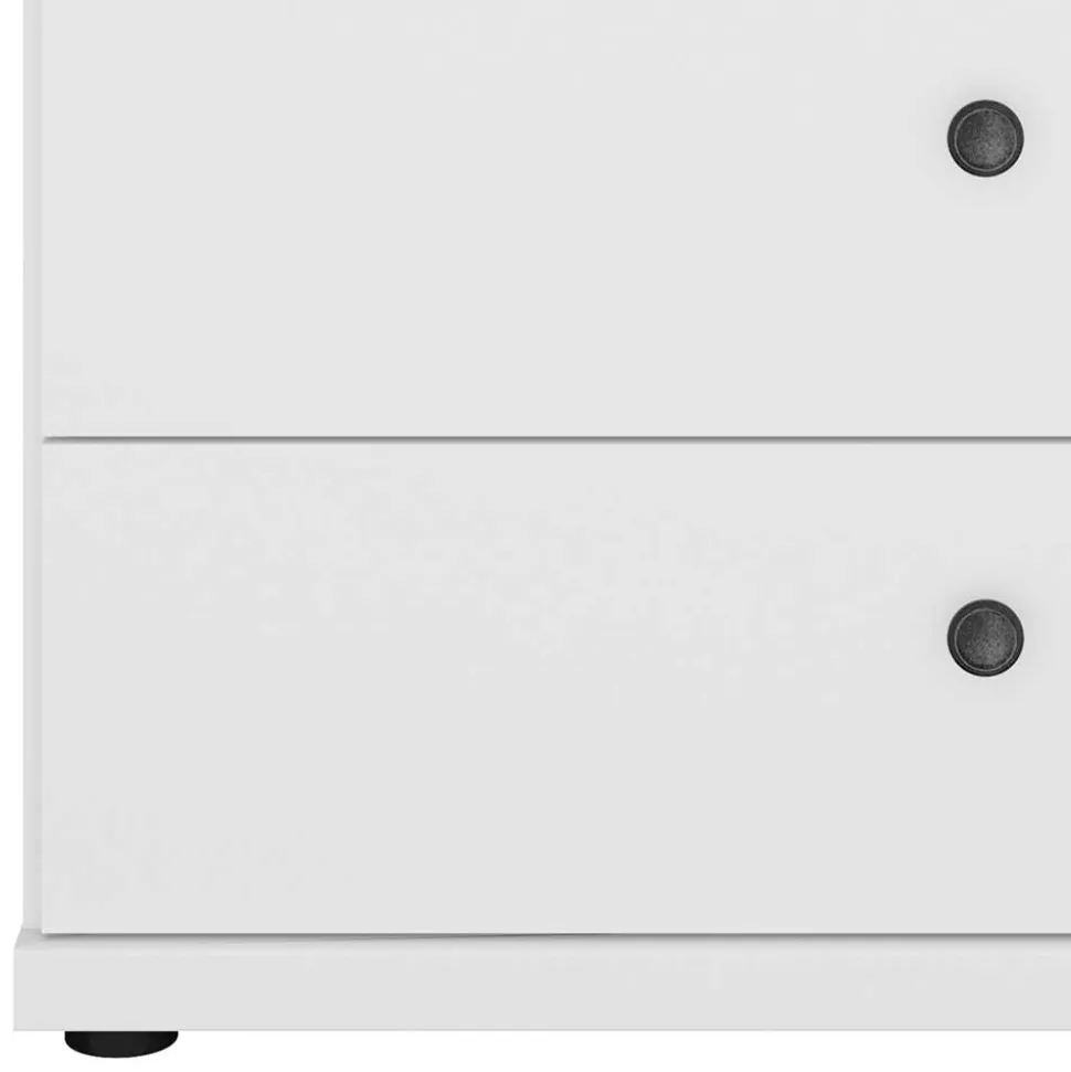 4 Schubladen Kommode mit Metallgriffen - Flinn