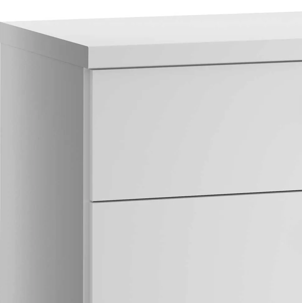 4 Schubladen Kommode mit Metallgriffen - Flinn