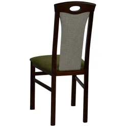 4 Stühle mit Tisch in Nussbaum - Sutra (fünfteilig)