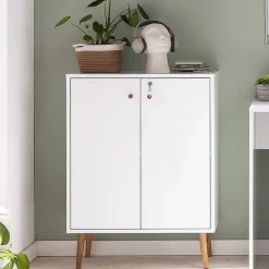 Abschließbarer Aktenschrank im Skandi Design - Niuna