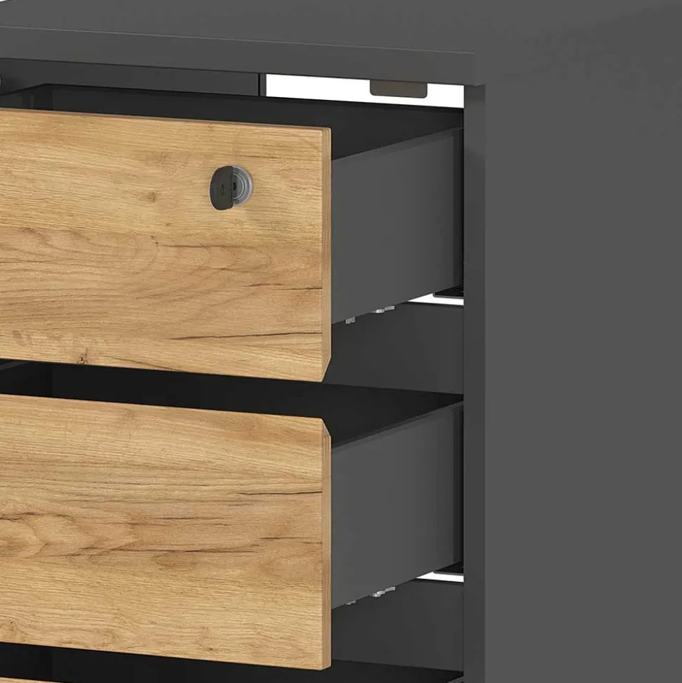 Abschließbarer Rollcontainer 41x60x50 cm - Contrage