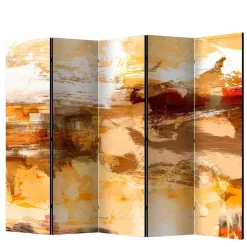 Abstrakt bedruckter Paravent aus Leinwand - Floys