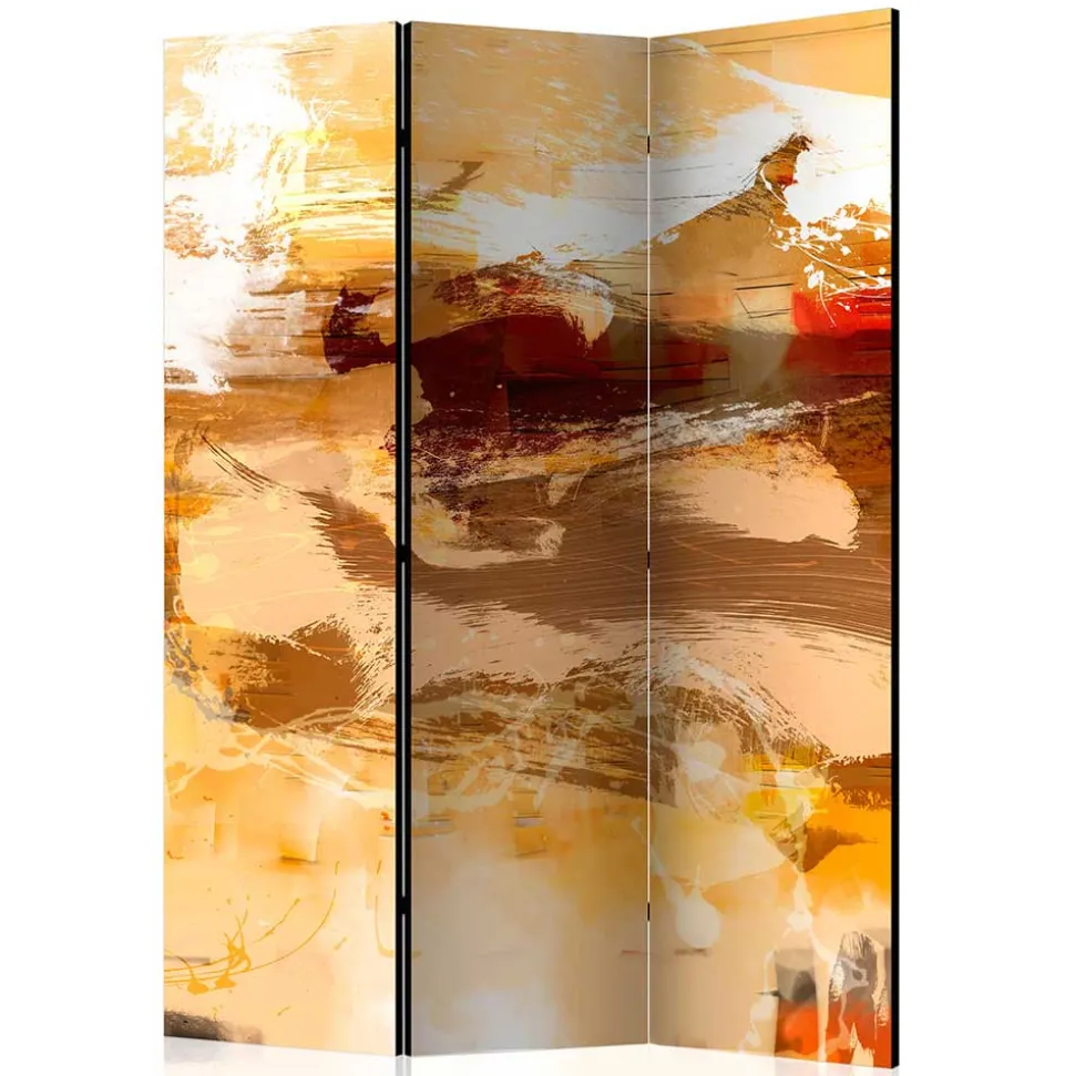 Abstrakt bedruckter Paravent aus Leinwand - Floys