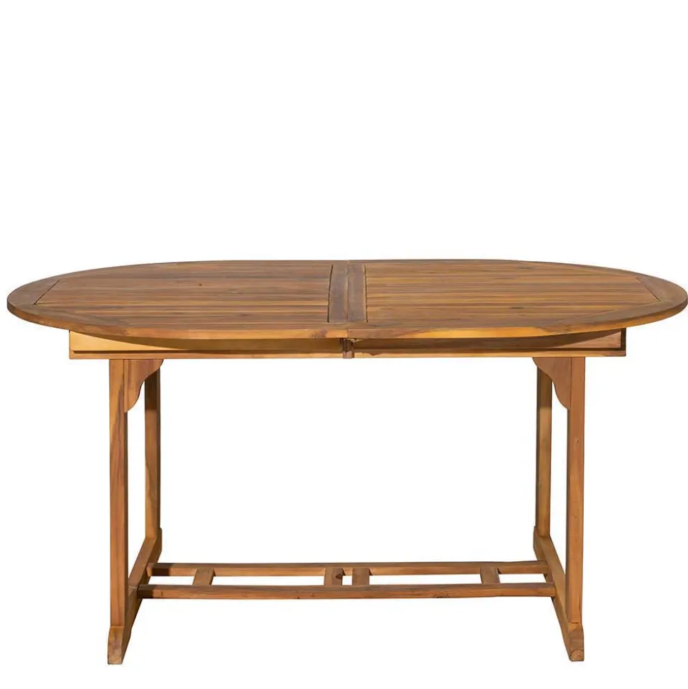 Akazie Gartengruppe mit Tisch oval - Egina (vierteilig)