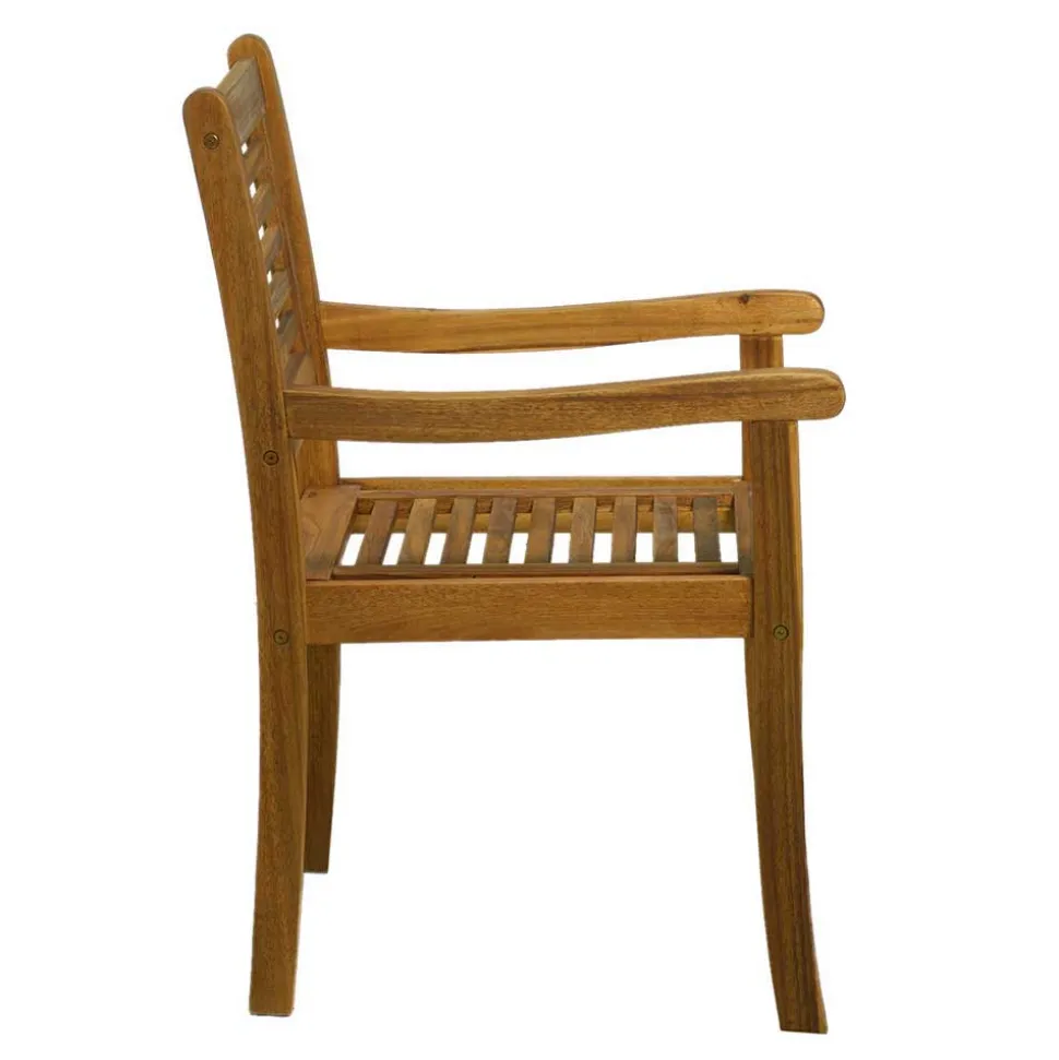 Akazie Gartengruppe mit Tisch oval - Egina (vierteilig)