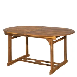 Akazie Gartengruppe mit Tisch oval - Egina (vierteilig)