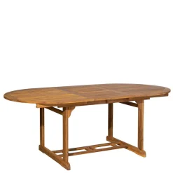 Akazie Gartengruppe mit Tisch oval - Egina (vierteilig)